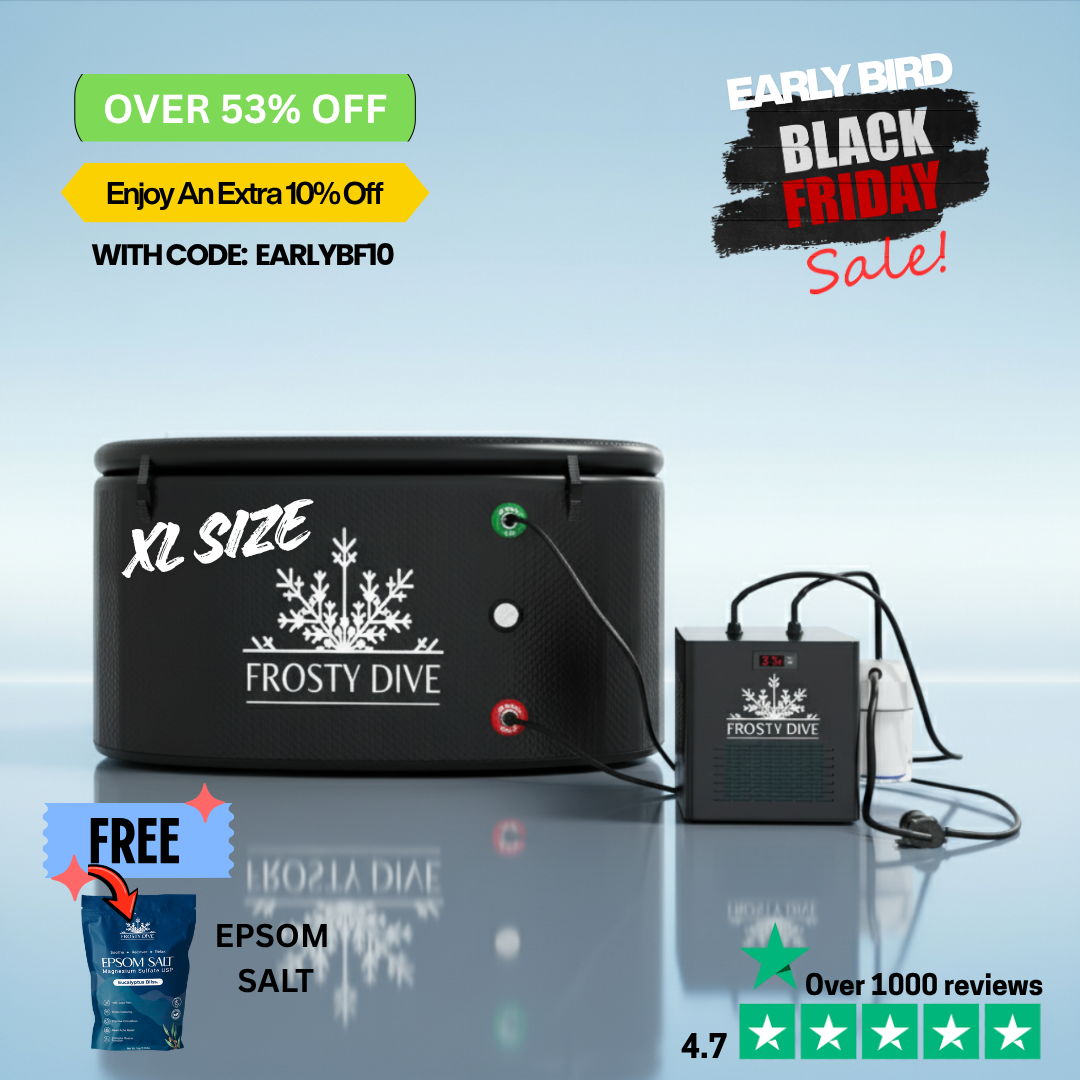 XXL Ice Bathtub + 1/3 HP Water Chiller