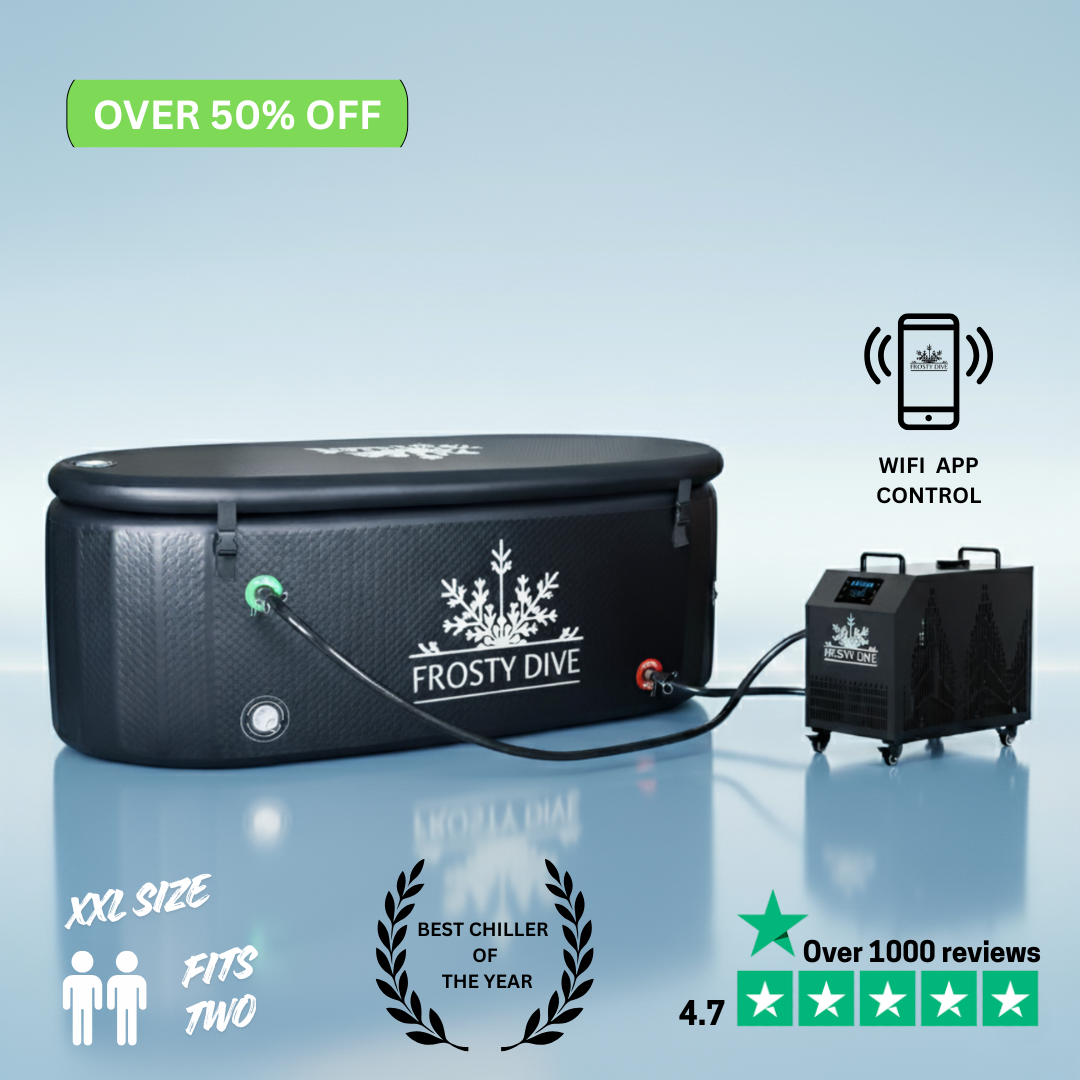 XXL Ice Bathtub + 1 HP Chiller