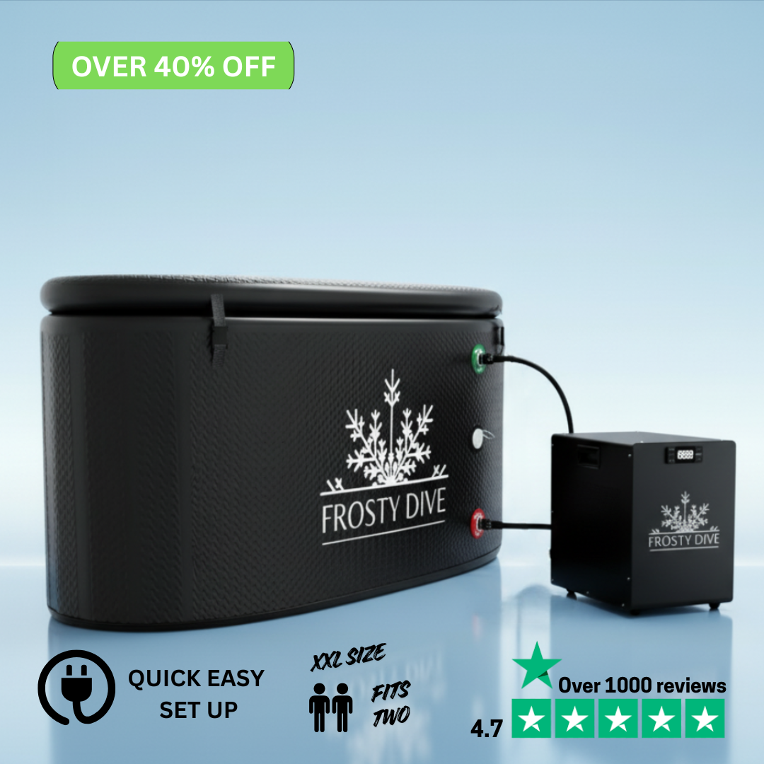 XXL Ice Bathtub + 1/3 HP Water Chiller