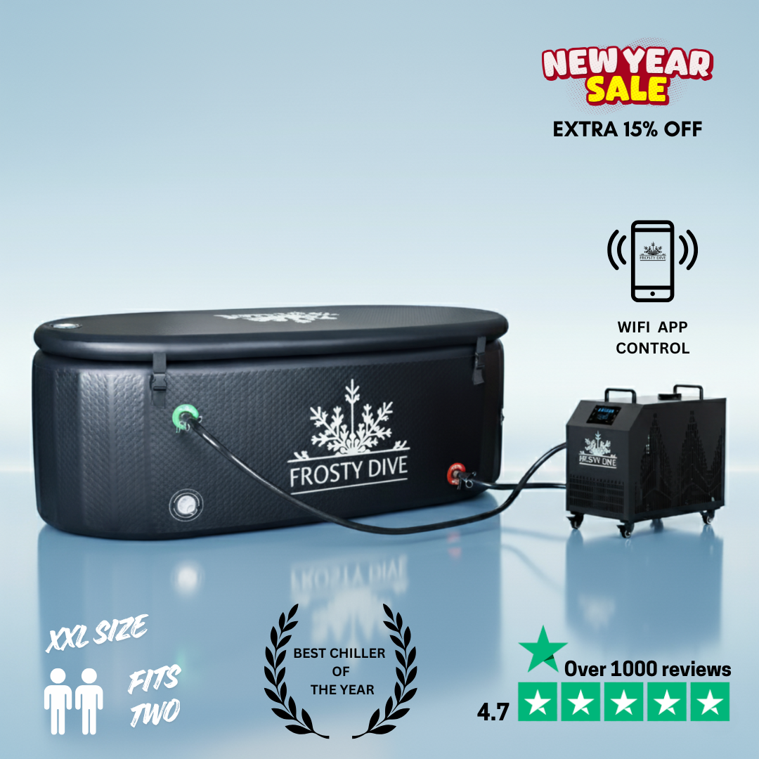 XXL Ice Bathtub + 1 HP Chiller