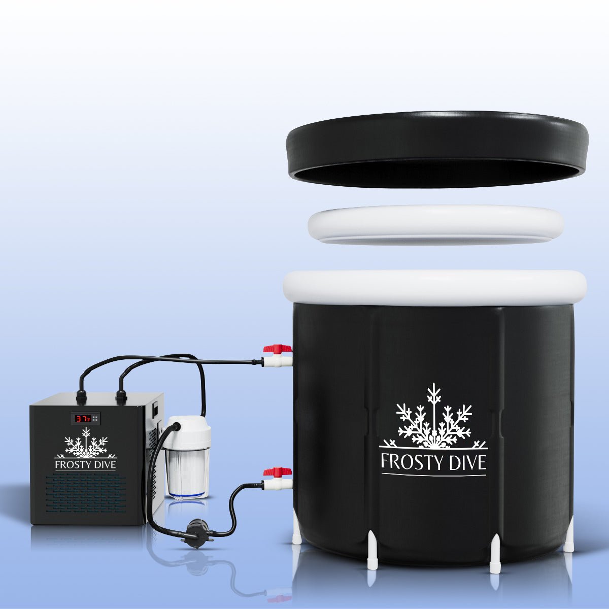 Water chiller for ice bath