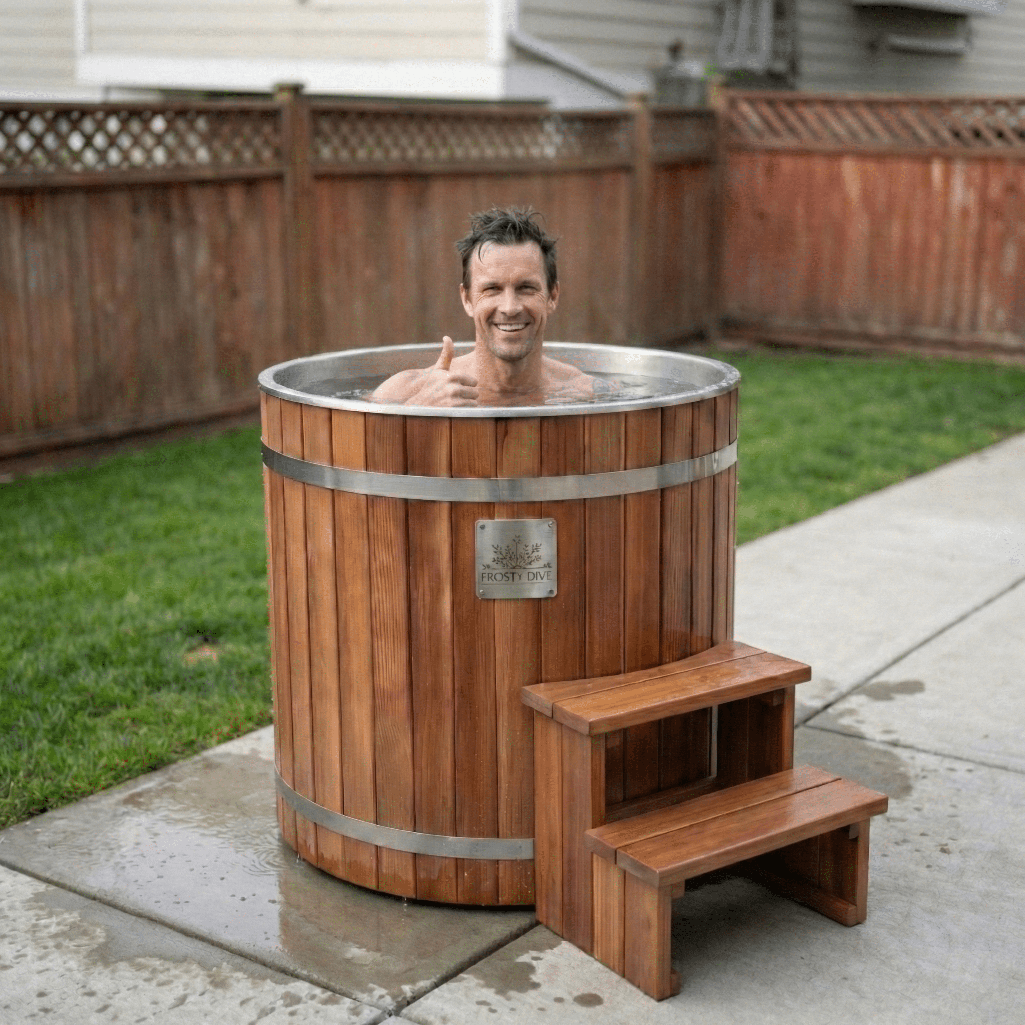 1 X PREMIUM CEDAR TALL ICE BARREL & 1 X ULTRA PRO CHILLER second image