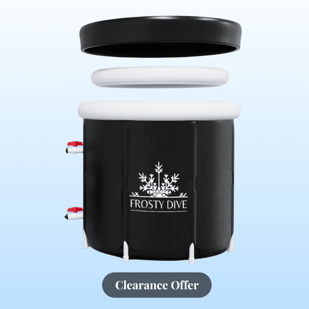 Portable Ice Bath Plunge - (Dual Valve) - Frosty Dive