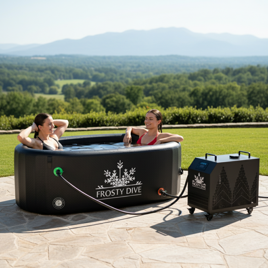 XXL Ice Bathtub + 1 HP Chiller