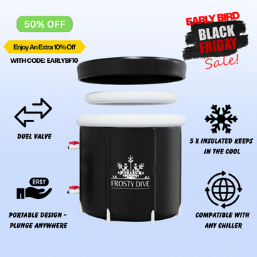 Portable Ice Bath Plunge - (Dual Valve)