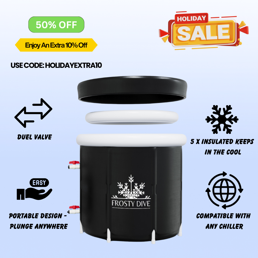 Portable Ice Bath Plunge - (Dual Valve)