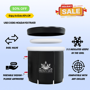 Portable Ice Bath Plunge - (Dual Valve)