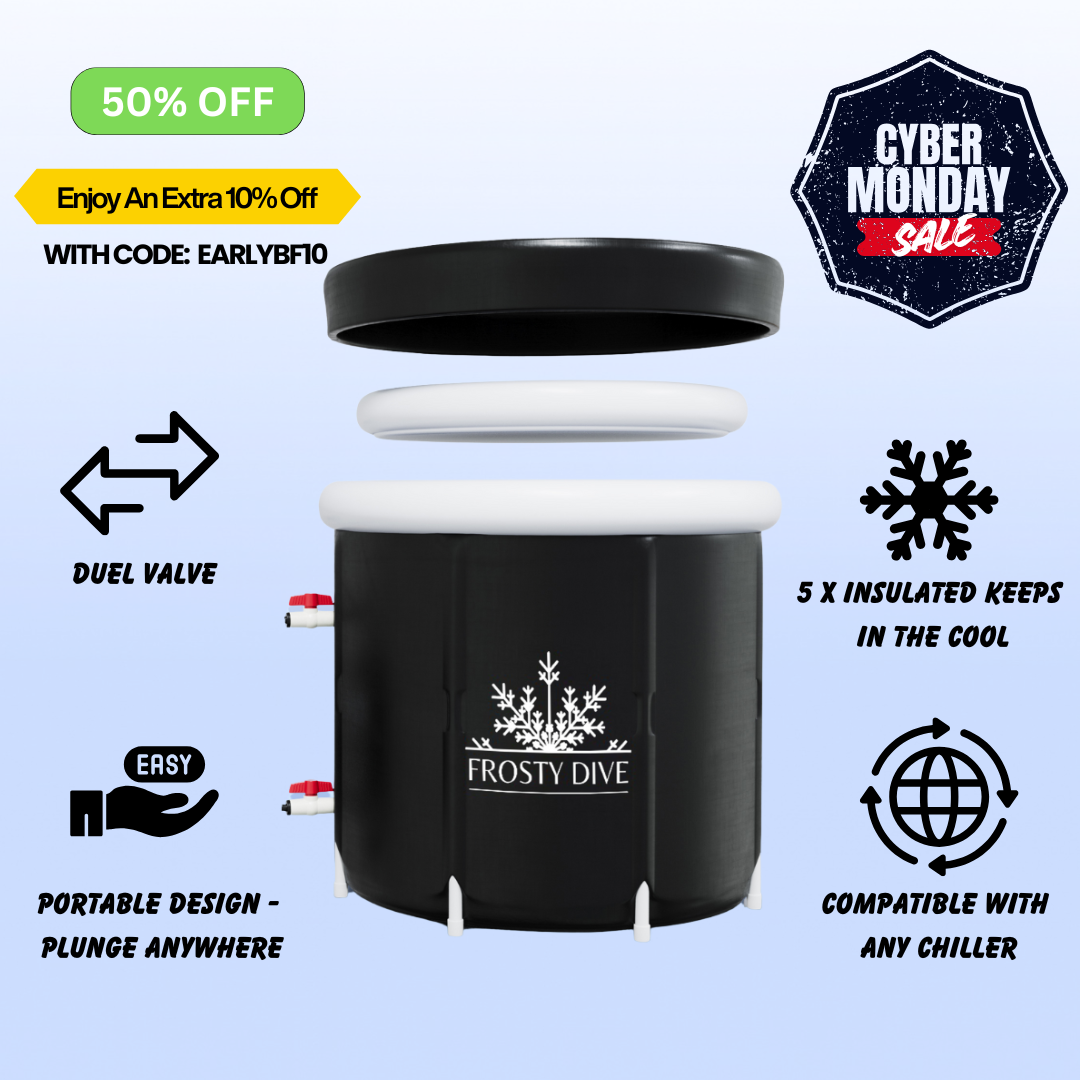 Portable Ice Bath Plunge - (Dual Valve)