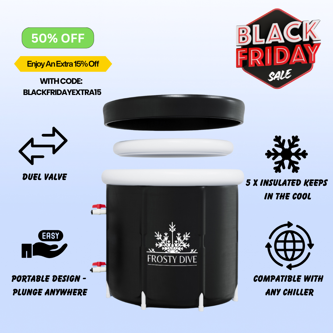 Portable Ice Bath Plunge - (Dual Valve)