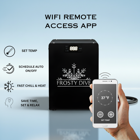 PORTABLE ICE BATH PLUNGE & PRO HP 1/3 ULTRA SMART CHILLER