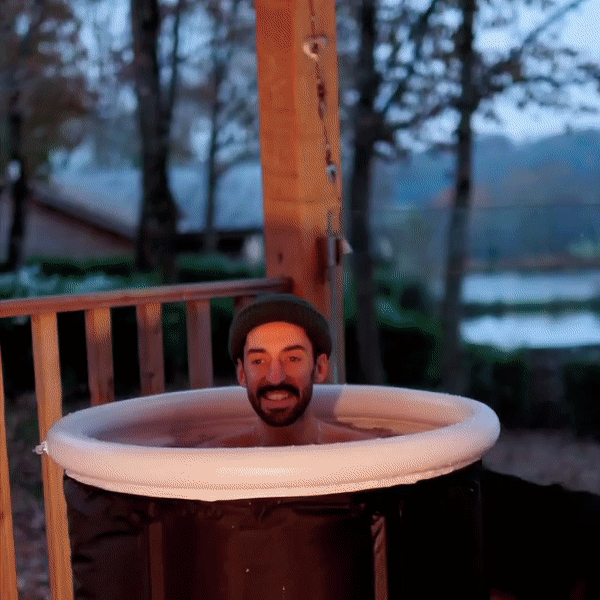 Portable Ice Bath Tub With Thermo-Lid