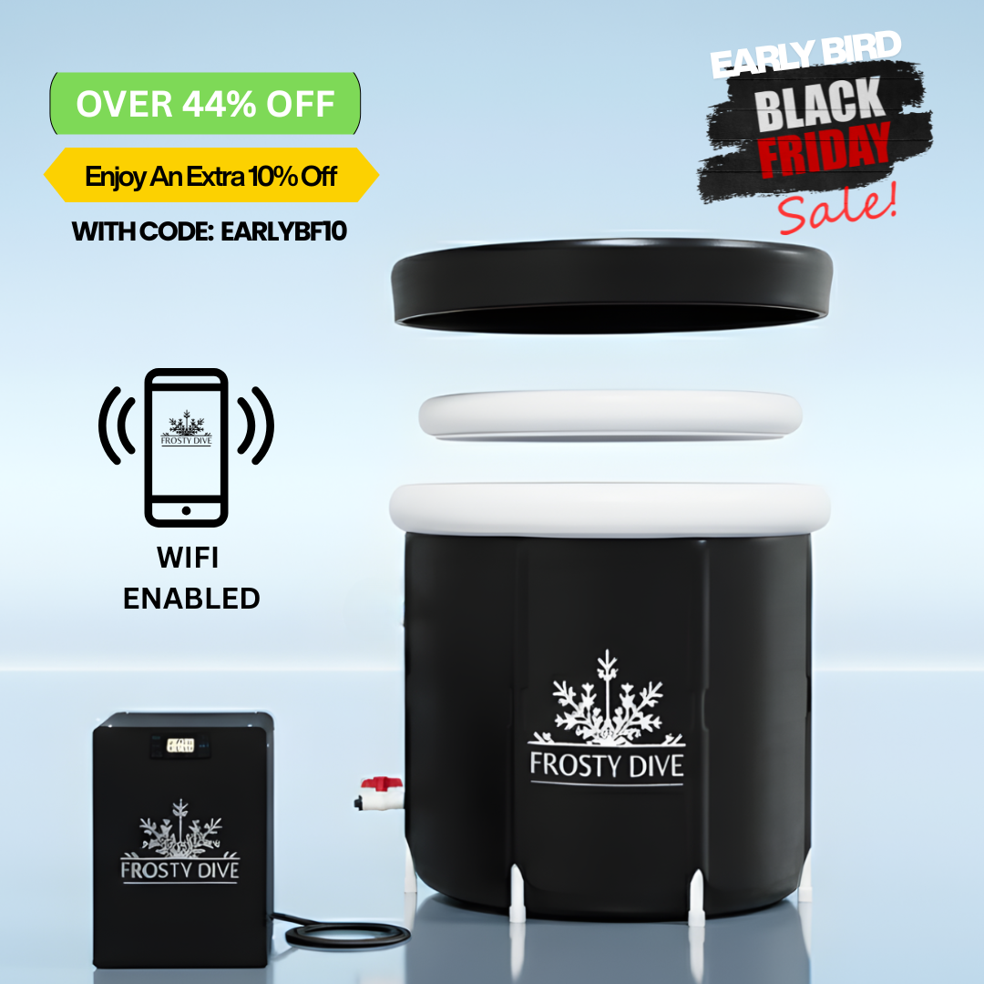 PORTABLE ICE BATH PLUNGE & PRO HP 1/3 ULTRA SMART CHILLER