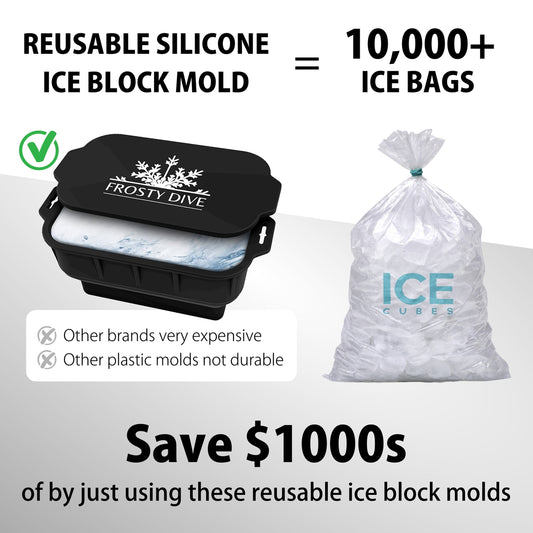 Frosty Dive Ice Block Mold