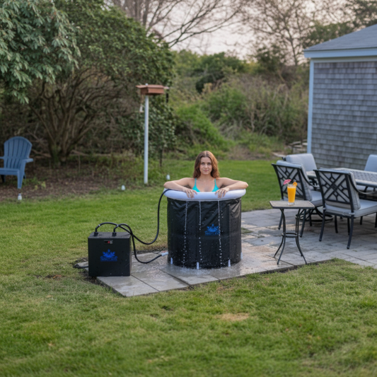 PORTABLE ICE BATH PLUNGE & PRO HP 1/3 ULTRA SMART CHILLER